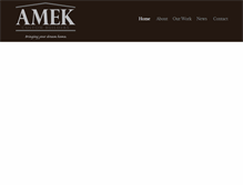 Tablet Screenshot of amekinc.com